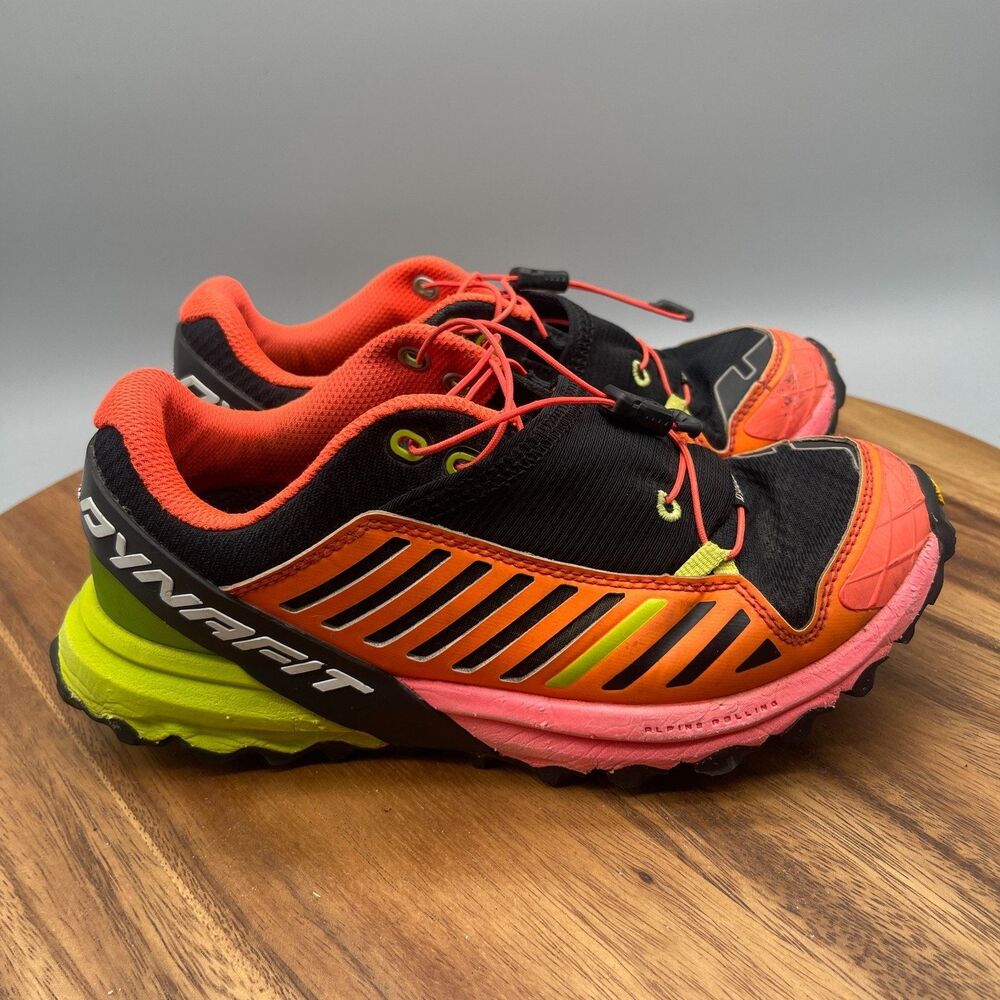 Dynafit Alpine Pro Shoes Womens 7 Orange Trail Running Comfort Walking Sneakers